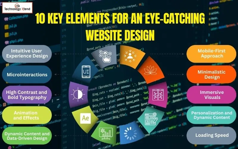 10 fey elements for an eye catching website design