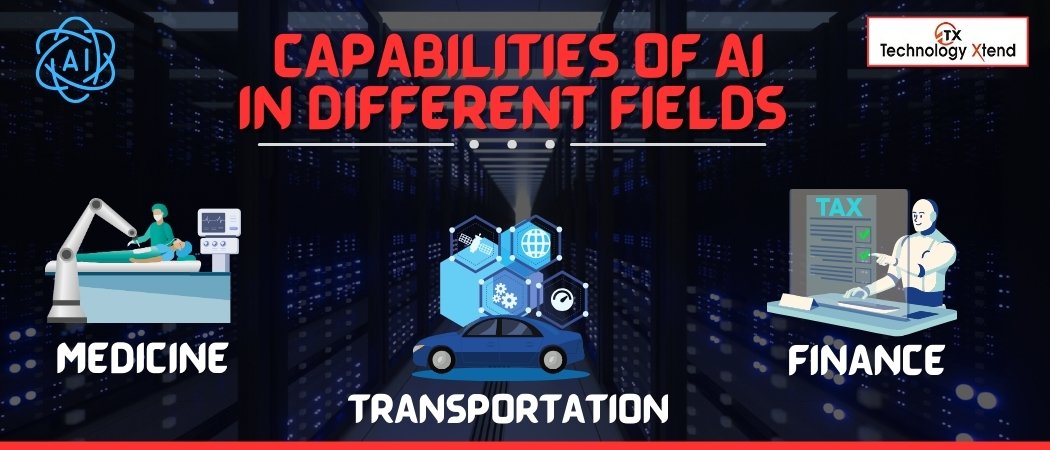 capabilities of AI in different fields