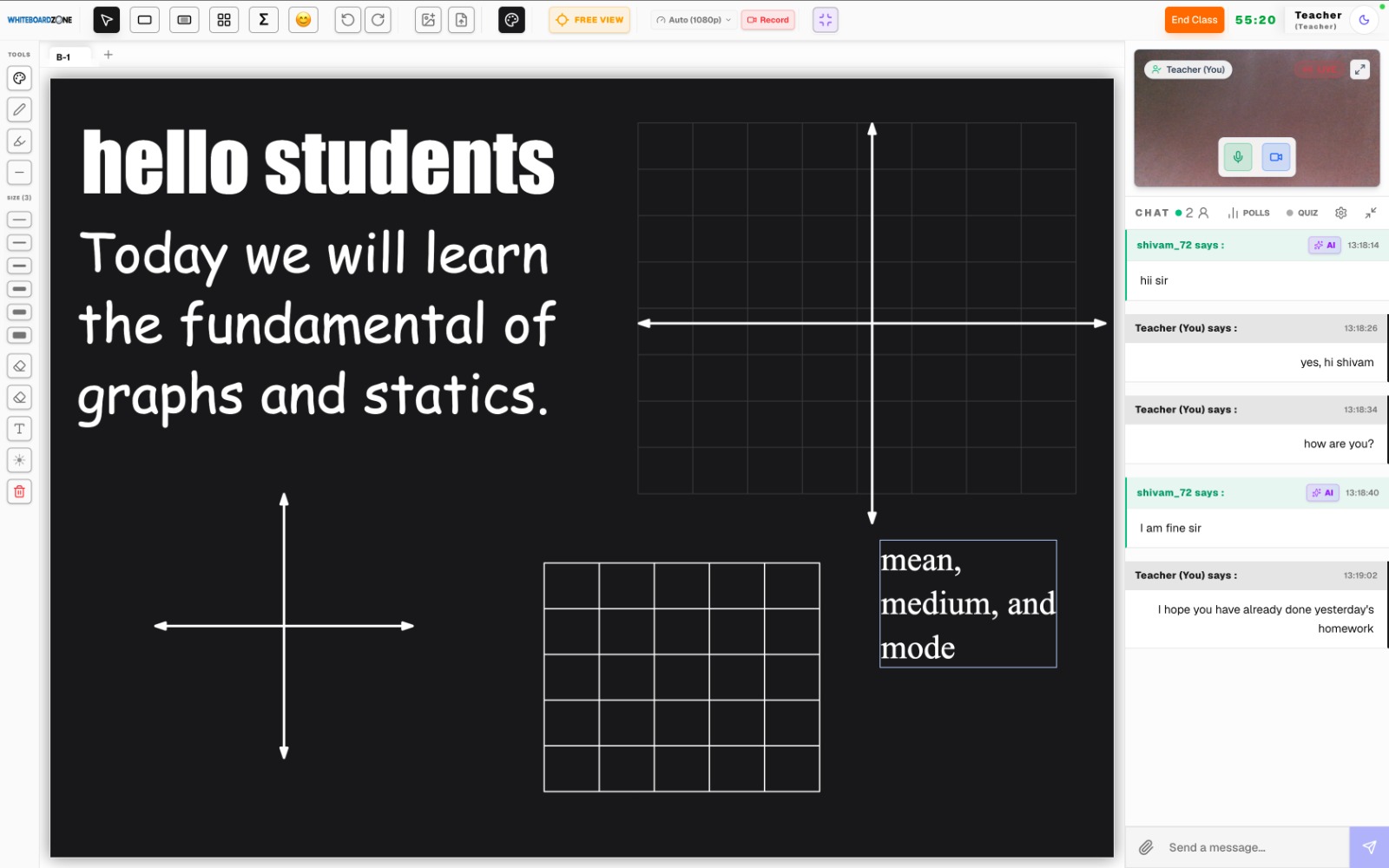 Whiteboardzone Online Teaching Platform & Digital Board